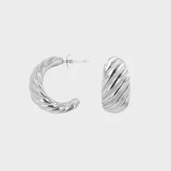 Winther Studio Baguette Hoops| Øreringe
