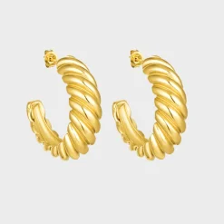 Winther Studio Baguette Hoops| Øreringe