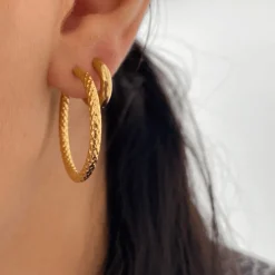 Winther Studio Big Bee Hoops| Øreringe