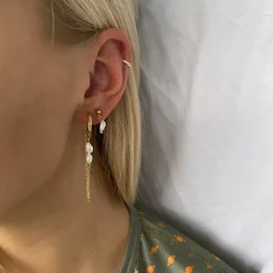 Winther Studio Clear Crystal Helix| Øreringe