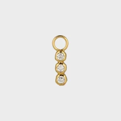 Winther Studio Clear Stone Charm| Øreringe