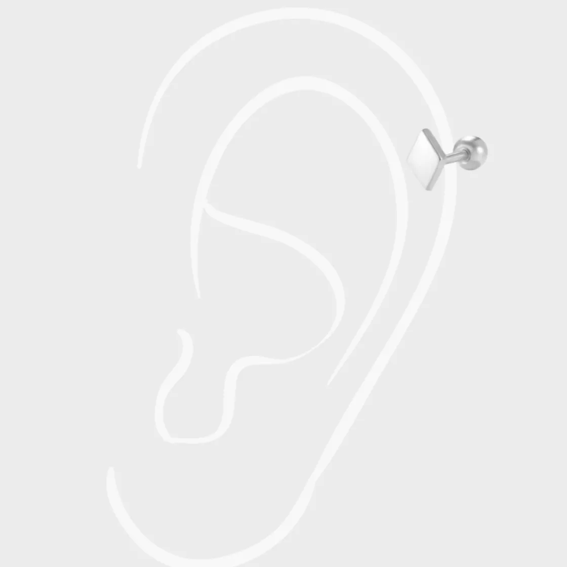 Winther Studio Diamond Piercing| Øreringe|Piercingsmykker