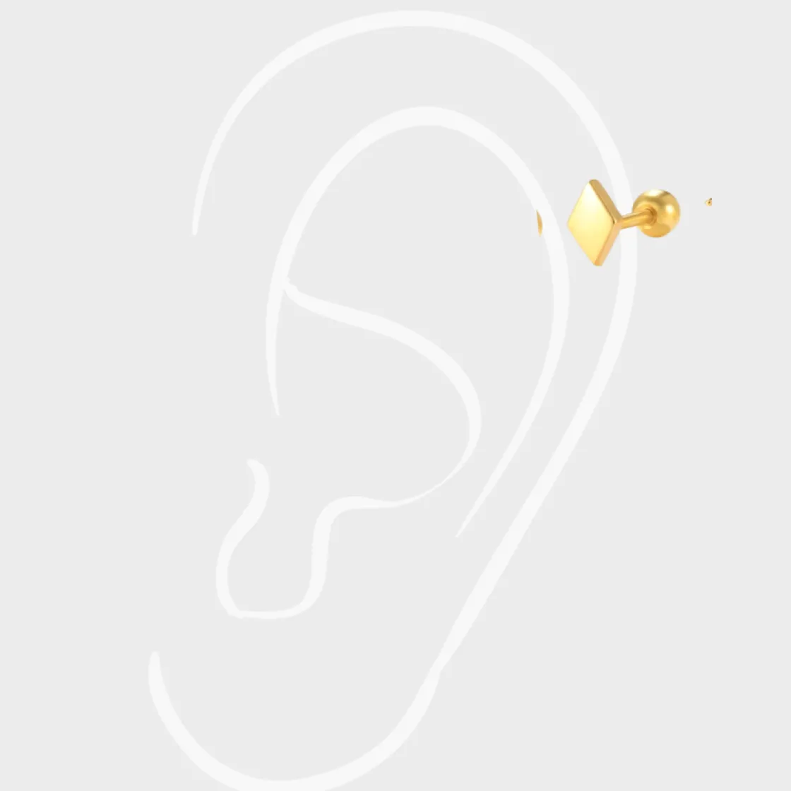 Winther Studio Diamond Piercing| Øreringe|Piercingsmykker
