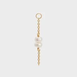 Winther Studio Double Pearl Charm| Øreringe