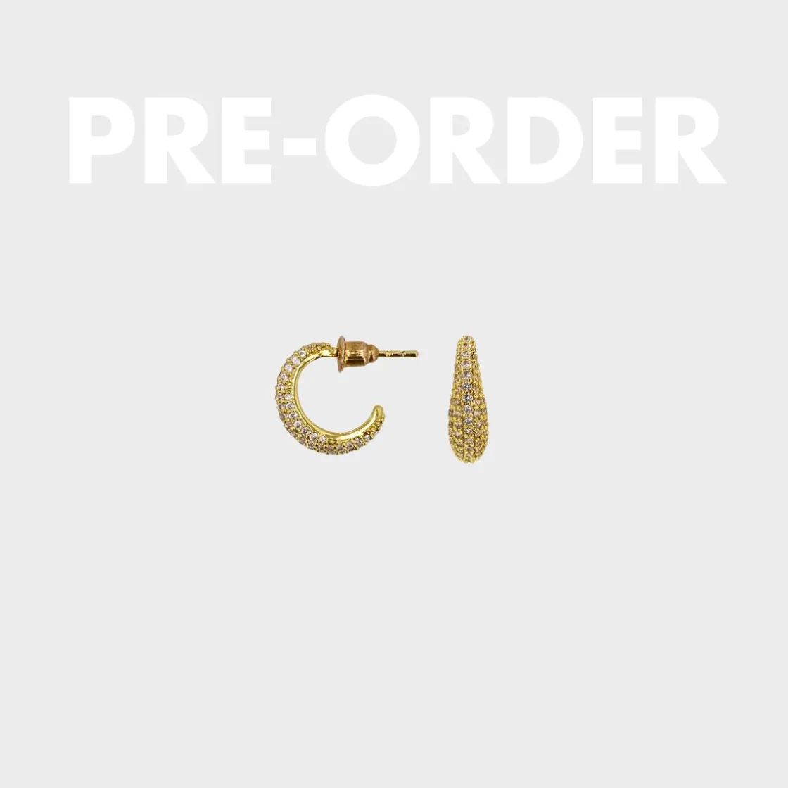 Winther Studio Holly Stone Hoops - Pre-Order| Øreringe