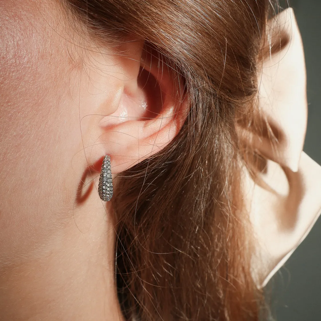 Winther Studio Holly Stone Hoops - Pre-Order| Øreringe