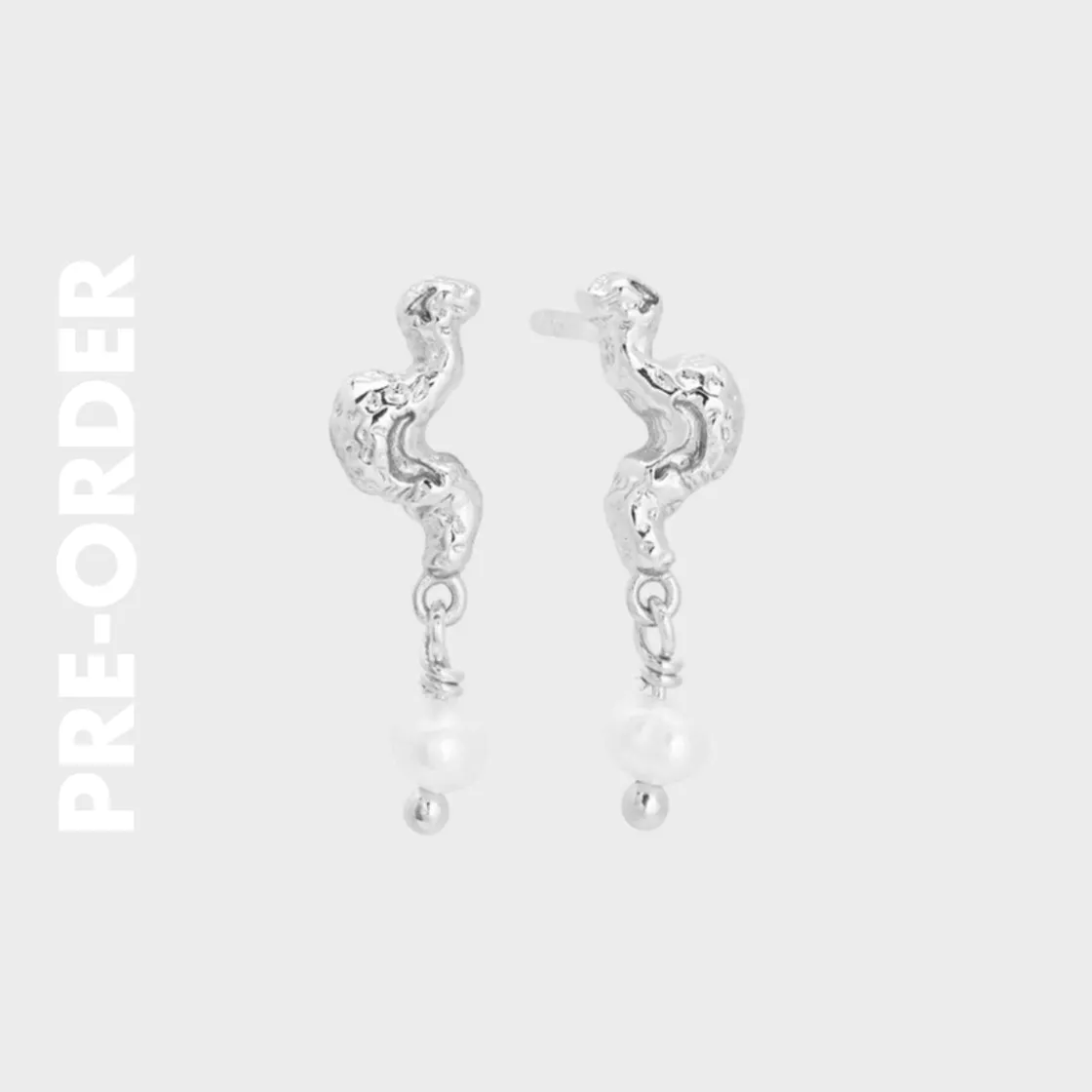 Winther Studio Manta Pearl Øreringe| Øreringe