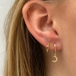Winther Studio Moonshine Hoops| Øreringe