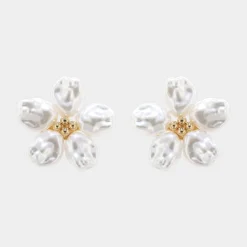 Winther Studio Pearly Bloom Øreringe| Øreringe
