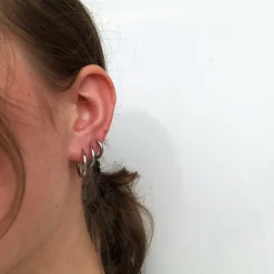 Winther Studio Plain Hoops Sæt| Øreringe|Smykkesæt