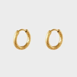 Winther Studio Snakeskin Hoops| Øreringe|Favoritter