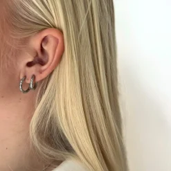 Winther Studio Snakeskin Hoops| Øreringe|Favoritter