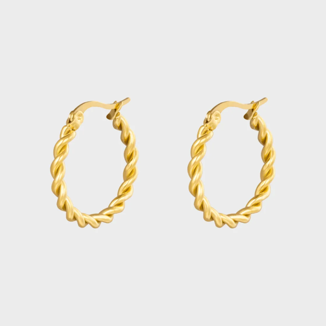 Winther Studio Twined Hoops 2,2cm| Øreringe|Archive Sale